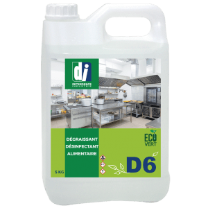 DEGRAISSANT DESINFECTANT ALIMENTAIRE D6