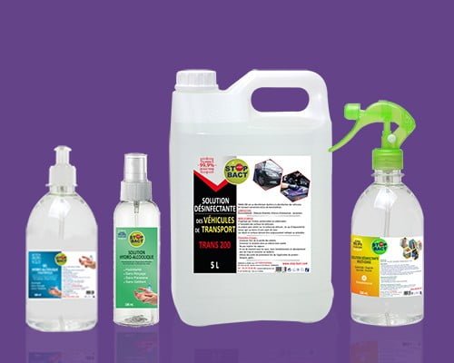 SOLUTION DESINFECTANTE DETERGENCE INDUSTRIE